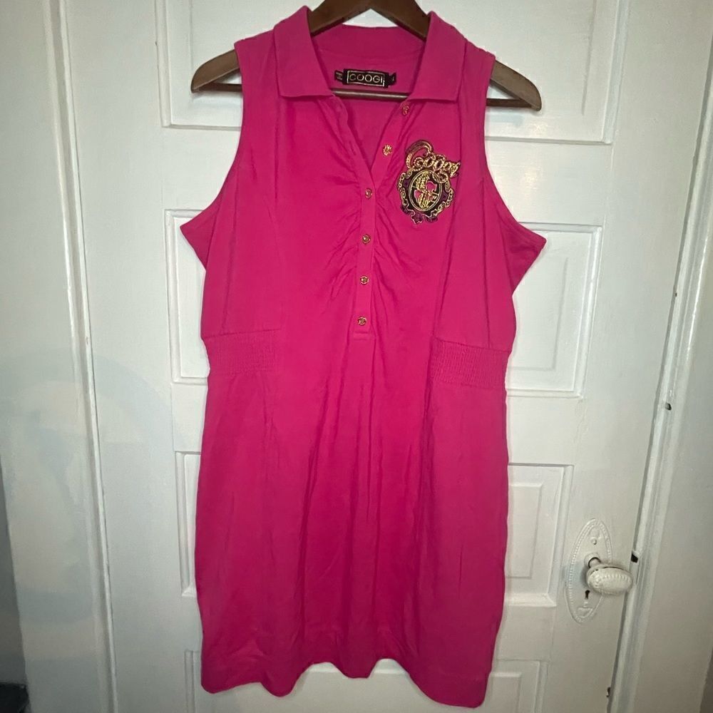 COOGI Sleeveless Logo Dress 